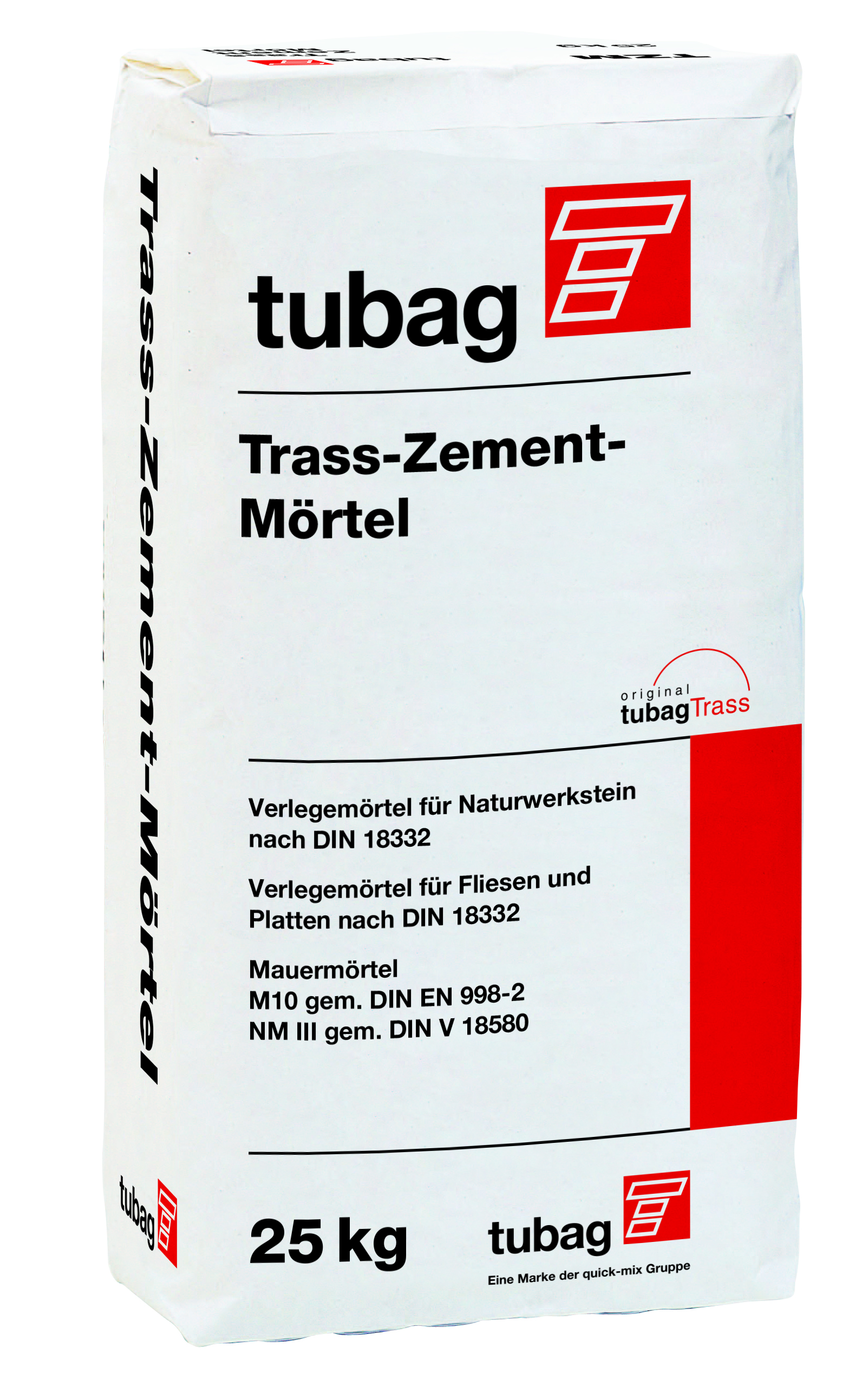 tubag Trass-Zement-Mörtel TZM 10 0-2mm 25kg
