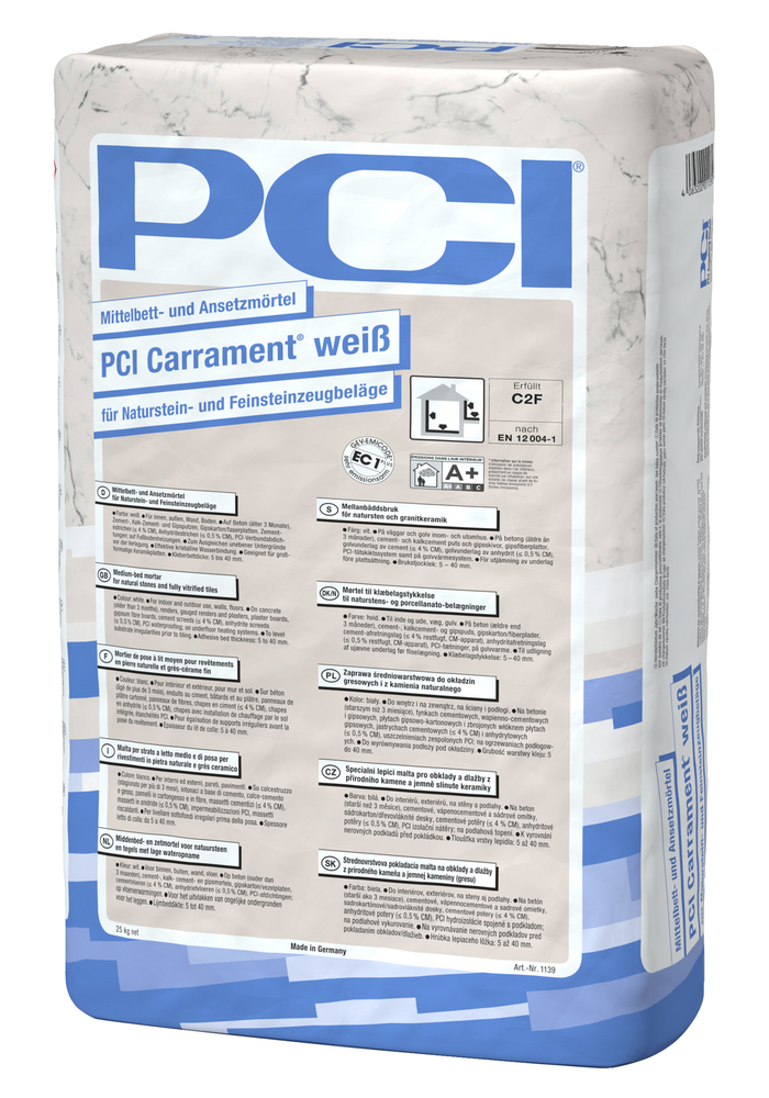 PCI Carrament weiß 25 kg Sack 1139