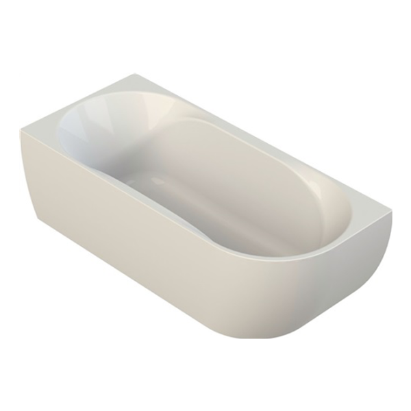 delphis unic Vorwand-Badewannne Monoblock Vers. li m Befüll 180x80 weiß