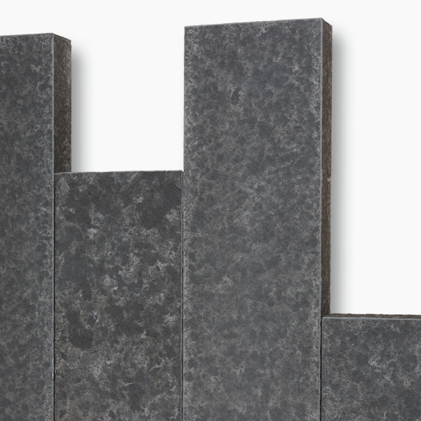 Seltra Naturstein Palisade Sanoku Basalt Elegance anthrazit schwarz 100x25x8cm