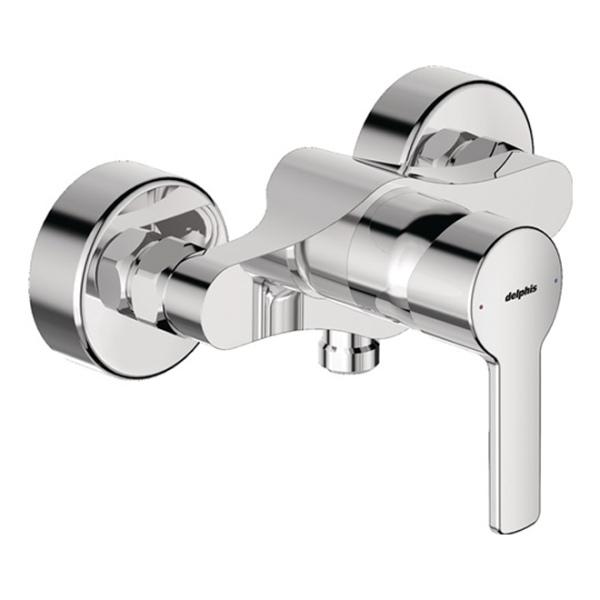 delphis living Brause-Einhandmischer Aufputz. Ausladung 121-126mm chr