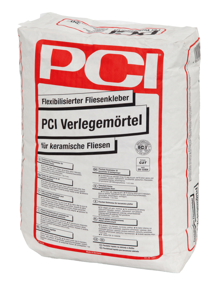 PCI Verlegemörtel 20 kg Sack Flexibilisierter Fliesenkleber