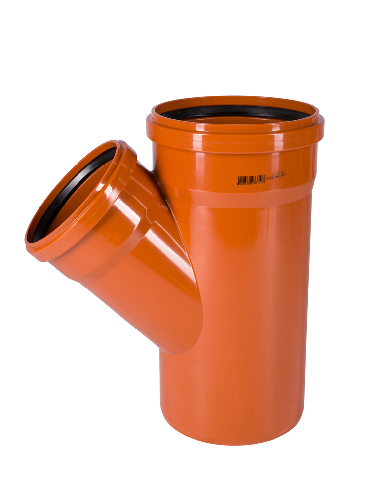 Abzweig DN 200/160 45 Grad