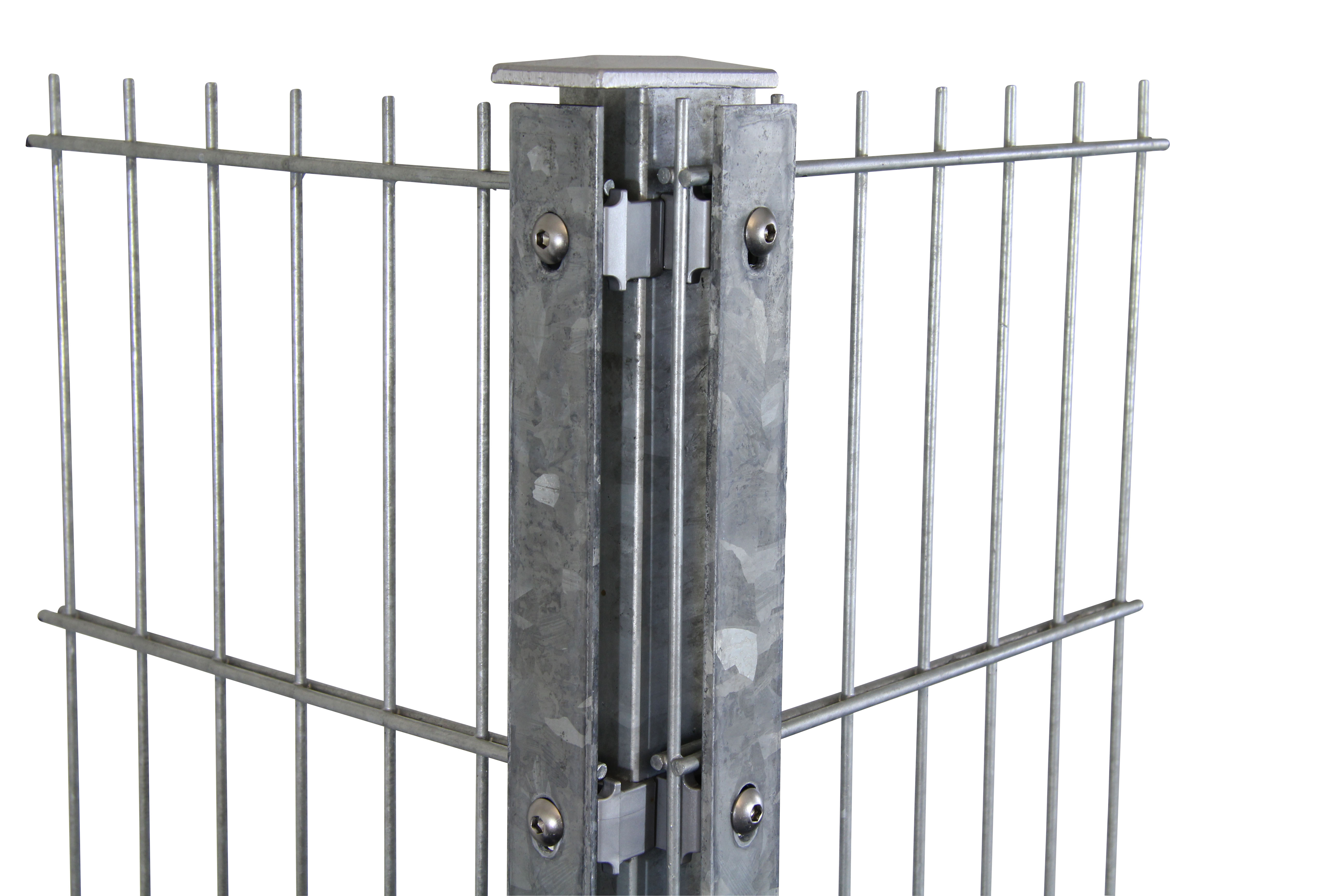 Großewinkelmann Zaunsystem Eck-Pfosten Typ F verzinkt 163cm