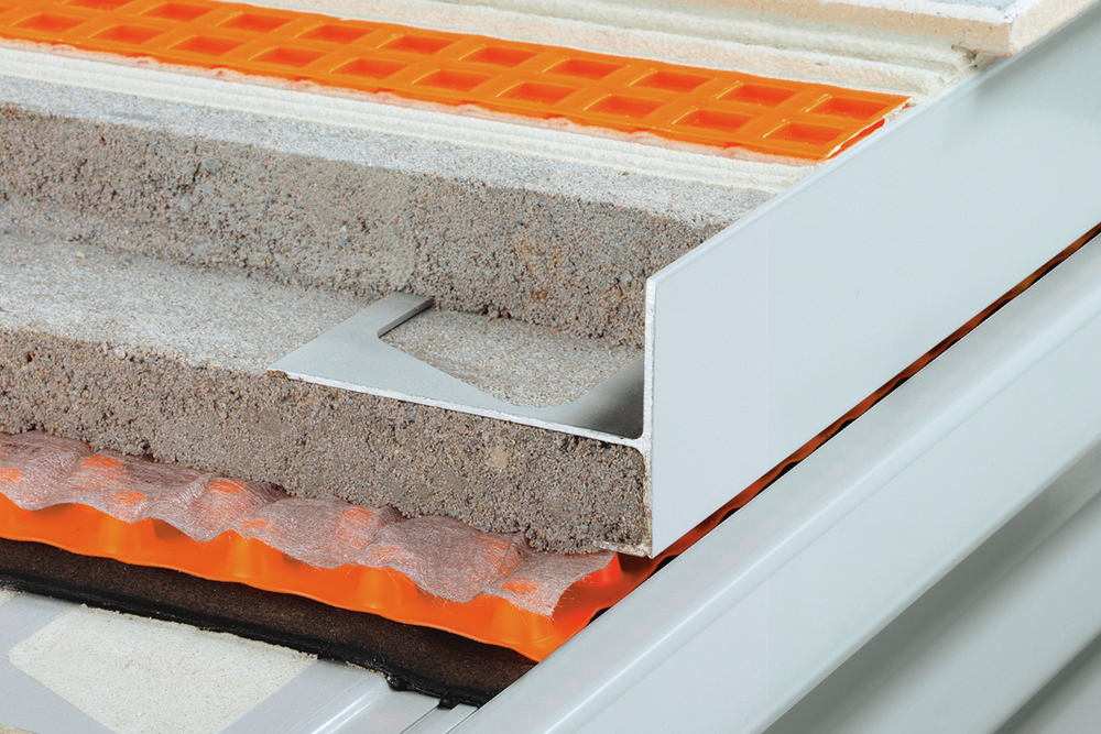 Schlüter-BARA-R Verbinder Randprofil rehbraun H=70mm