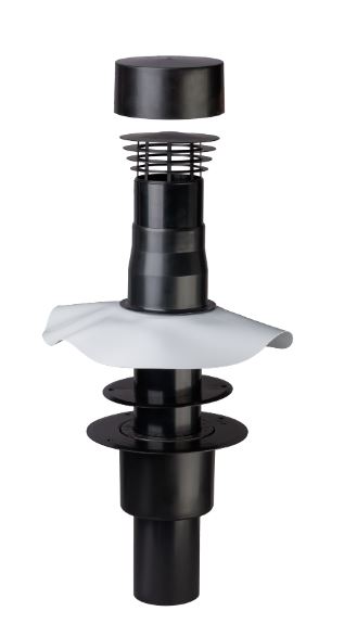 alwitra Evalon Strangentlüfter 300 schiefergrau DN 125/DN 100