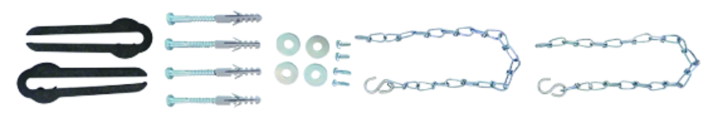 ACO Standard-Montageset für Lichtschacht (Transparent)