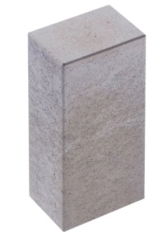 Rüppel 4Home Palisade Linear gefaster Kopf grau uni 40x18x12cm