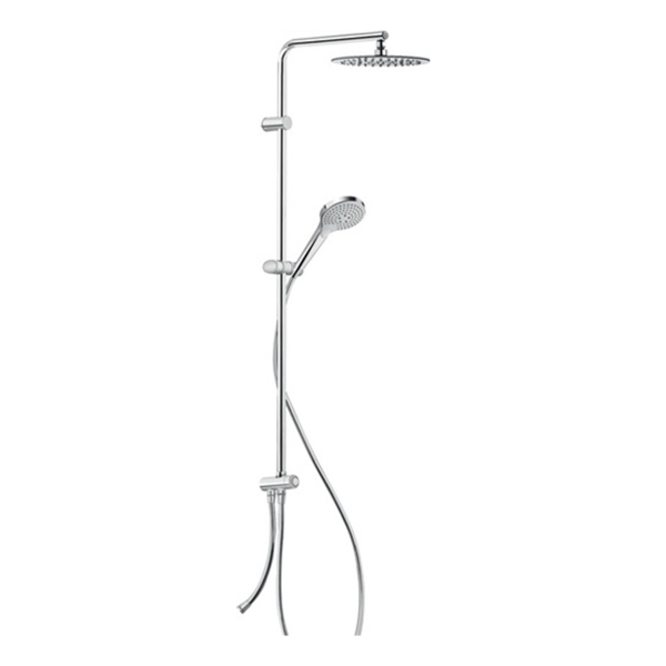 delphis unic Brausesystem m Drucktasten-Umstellung o Therm. chr