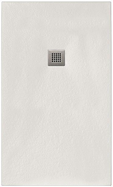 TOUGH Systems Duschwanne Mineral Nature weiß 120x90cm