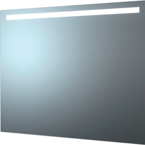 delphis living LED-Leuchtspiegel L1 80x120cm 1 sat. Lich 110x3cm wa/ob