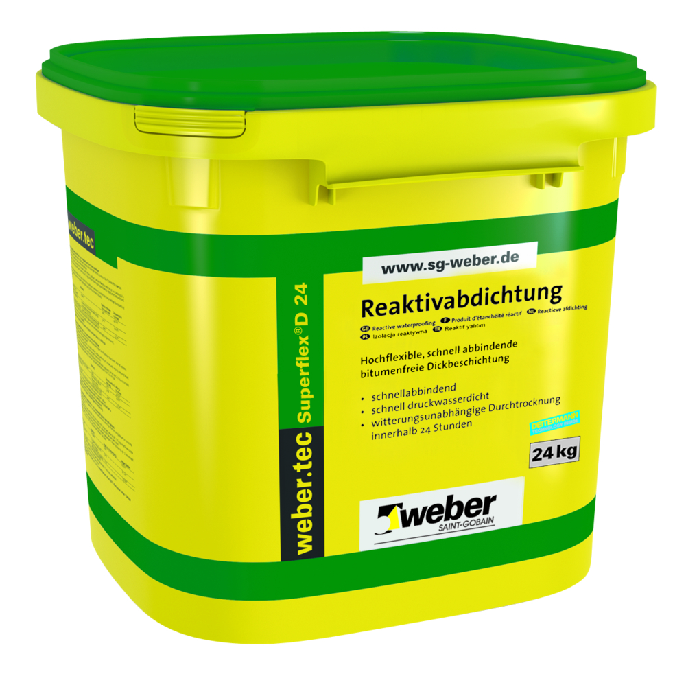 Saint-Gobain weber.tec Superflex D 24 2K Reaktivabdichtung 6kg