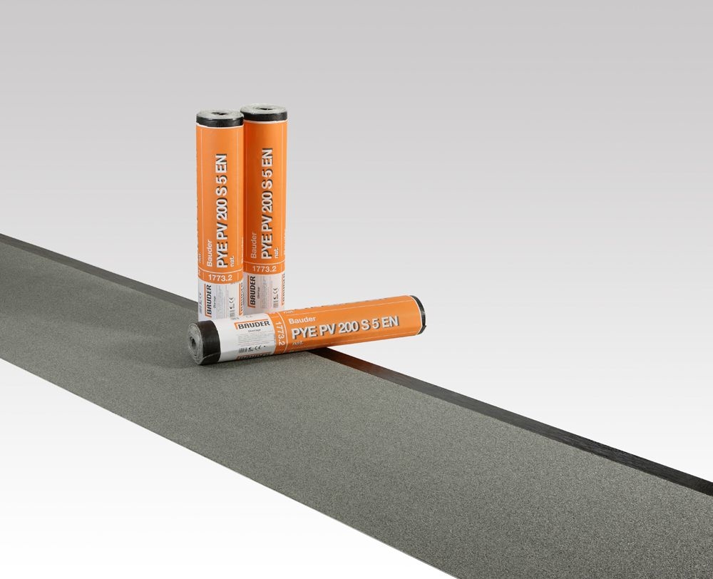 Bauder Bitumen Schweißbahn PYE G 200 S 4 talkumiert 5m²