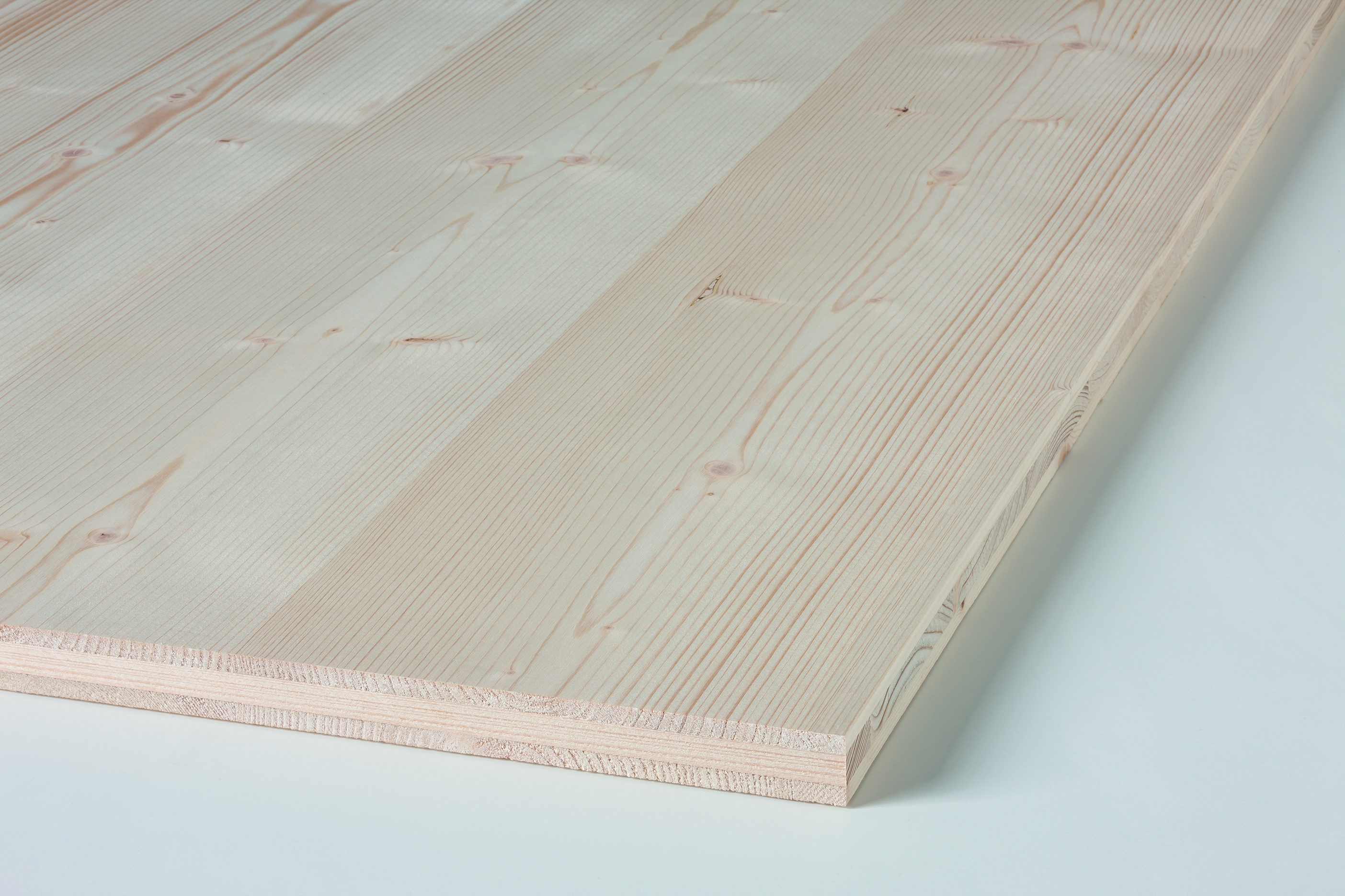 Fichte 3-Schichtplatte C+/C, AW100 Verleimt, 5000x1250x22mm