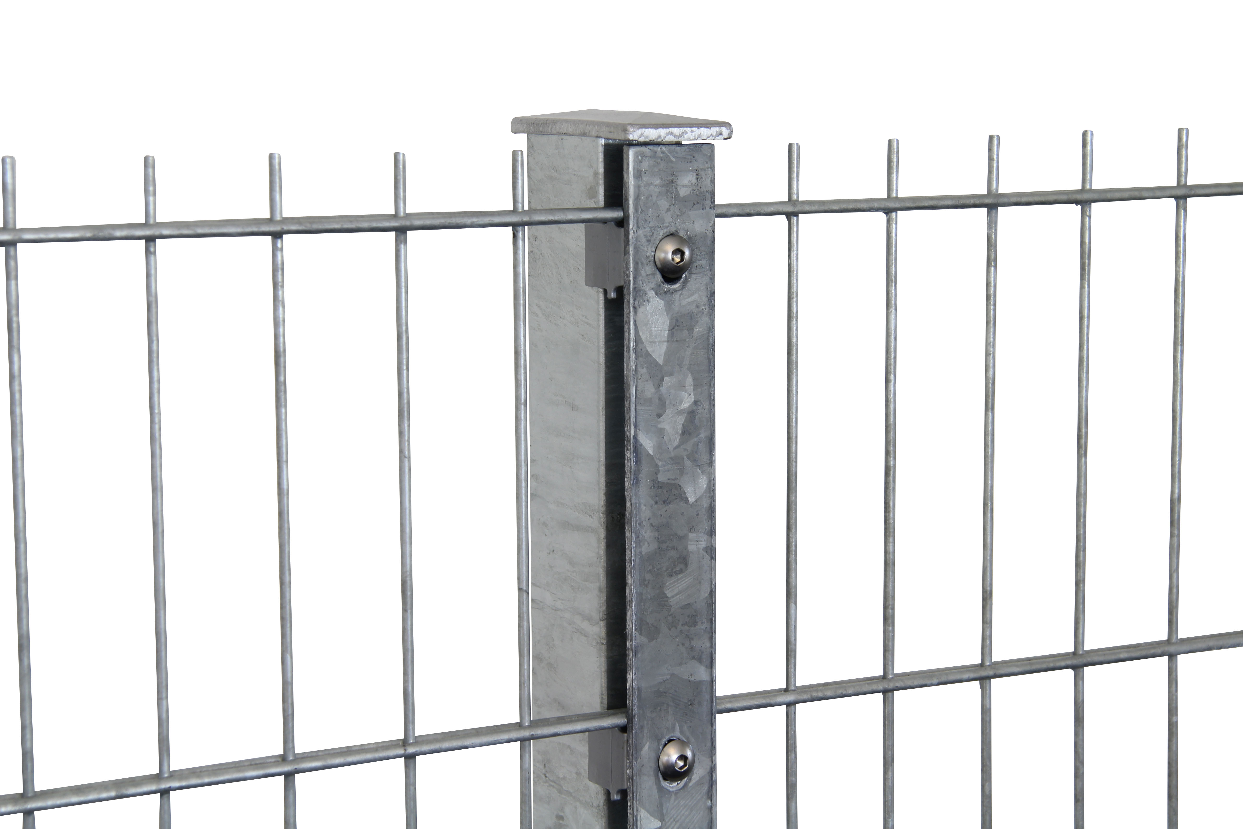 Großewinkelmann Zaunsystem Pfosten zum Einbetonieren Typ F verzinkt 143cm