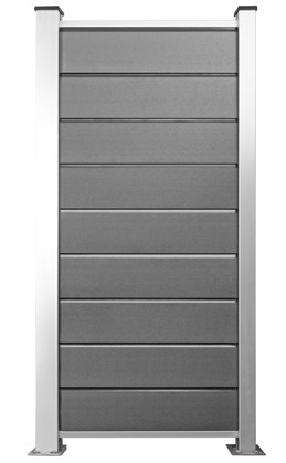 Rüppel 4Home Kollektion Eder Steckzaun B90 x H180 cm, grau