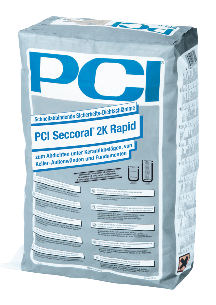 PCI Seccoral 2K Rapid grau 12,5 kg Sack 1801 (Pulverkomp.)