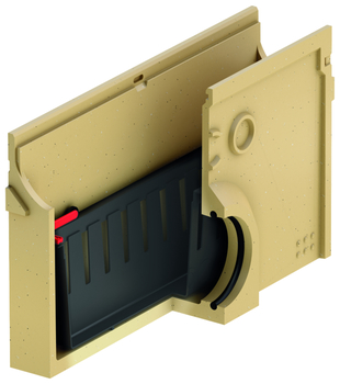 ACO Self Euroline 2.0 Einlaufkasten 50x30cm ohne Rost