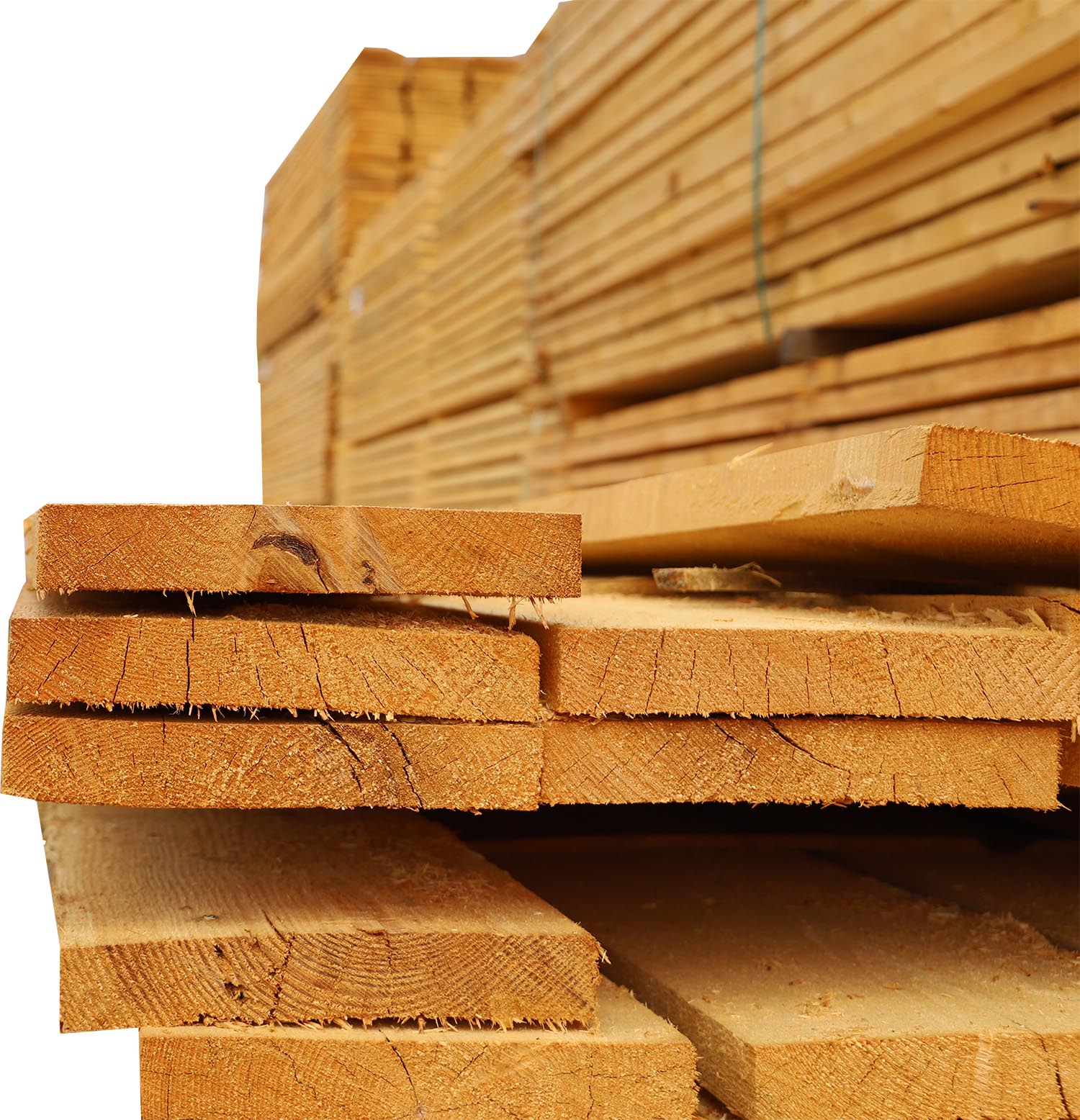 Holzbohle gekappt sägerau roh 30x180mm, 4,5m