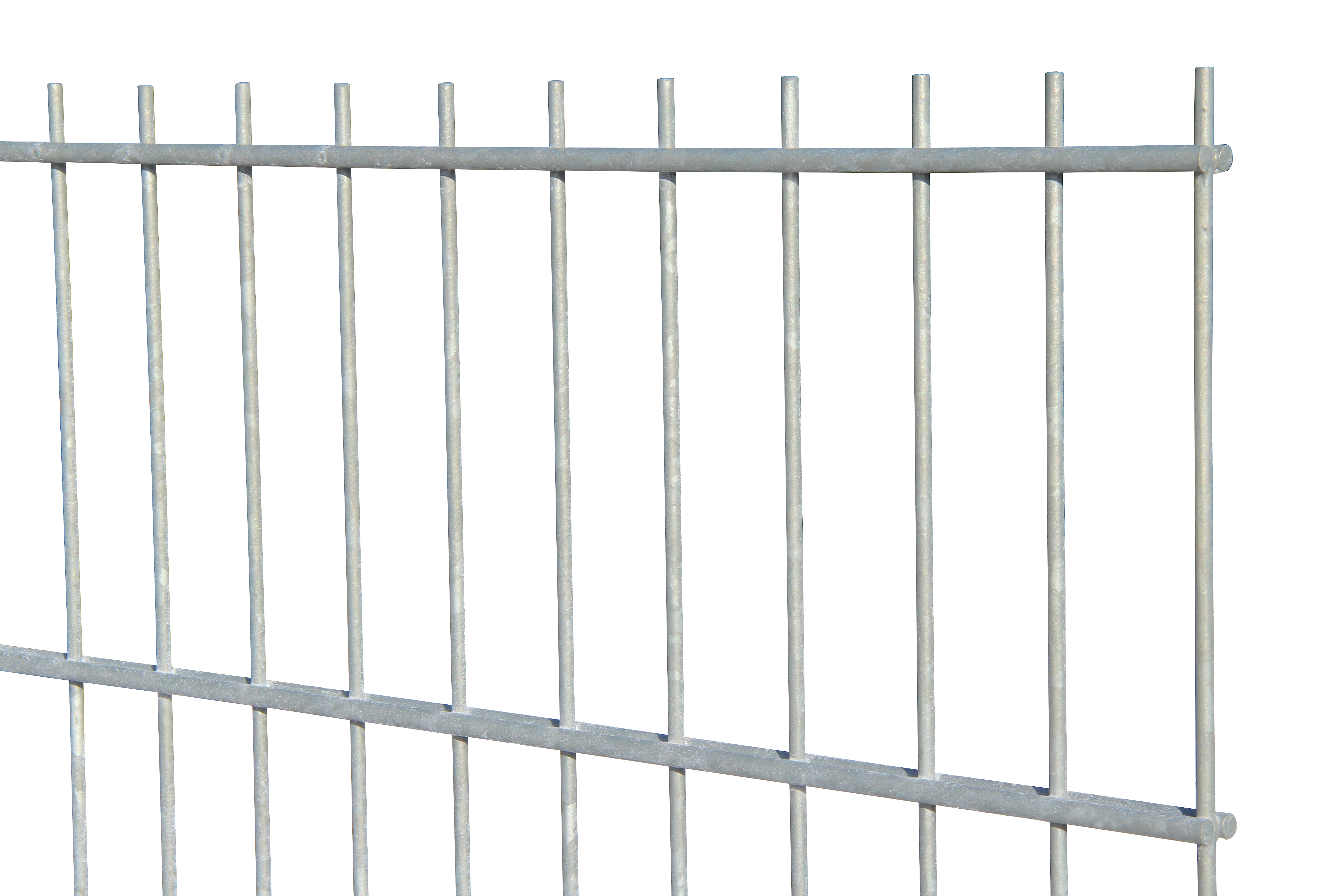 Großewinkelmann Zaunsystem Doppelstabmatte Typ S anthrazit MW 50x200cm 250x123cm