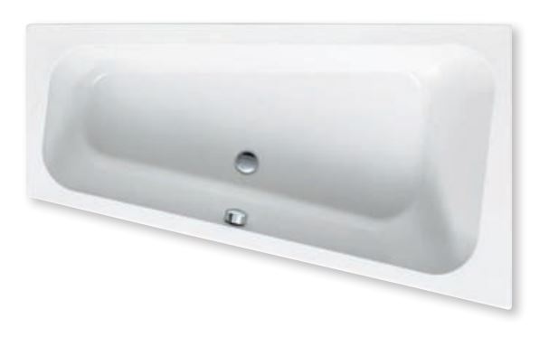 delphis living Acryl-Trapezwanne Vers. re 1700x1000x450mm Nutzi 230 l we