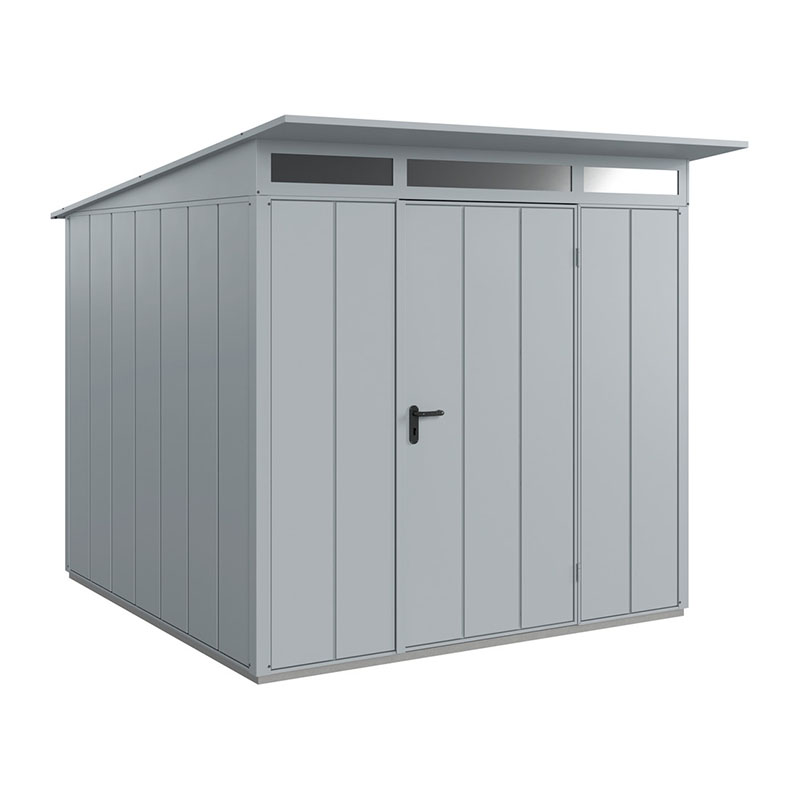 Hörmann Berry-Gerätehaus Modern-P, Typ 2 mit Pultdach, B 247,9, H 232,3, T 283,4 cm