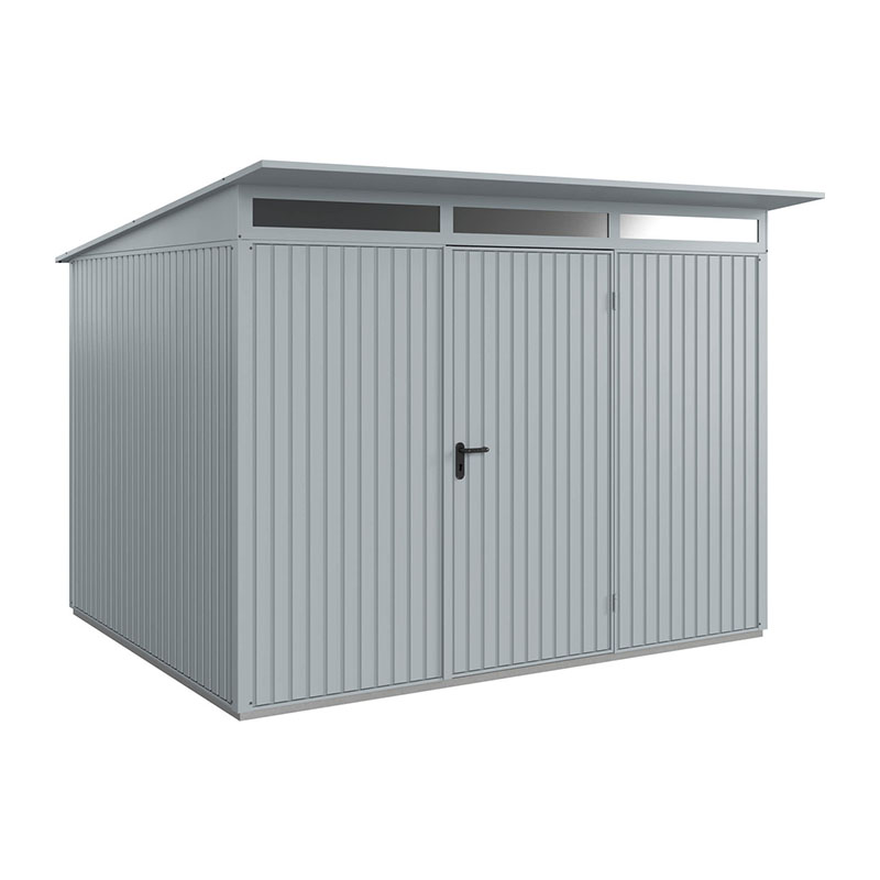 Hörmann Berry-Gerätehaus Classic-P, Typ 3 mit Pultdach, B 312,7, H 232,3, T 283,4 cm