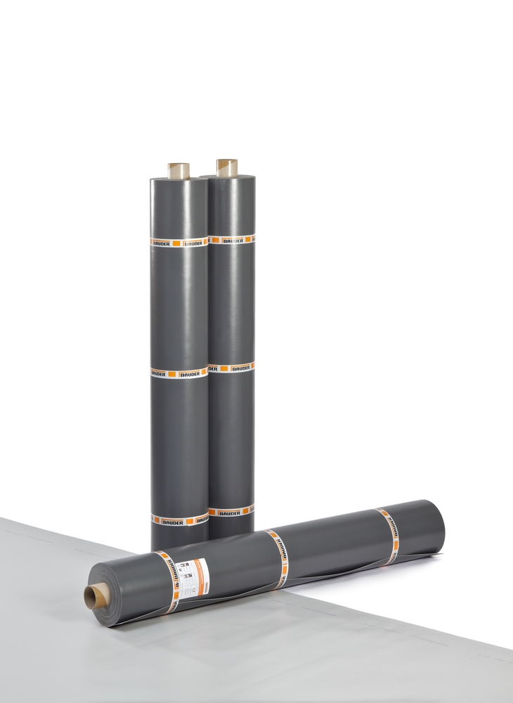 Bauder Thermofol U 15 PVC-P Bänder 200mm lichtgrau 1,5x20m