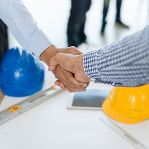 Partner - Hände schütteln - Business