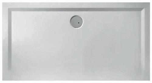 delphis unic Rechteck-Duschwanne Mineralg. m AR 900x1000x30mm we