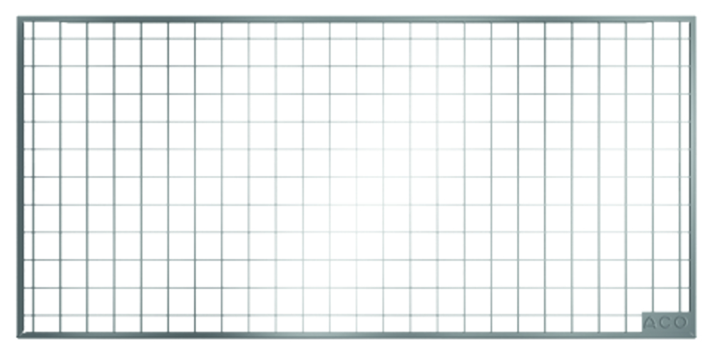 ACO Lichtschacht Maschenrost 30/30 begehbar 80x40cm