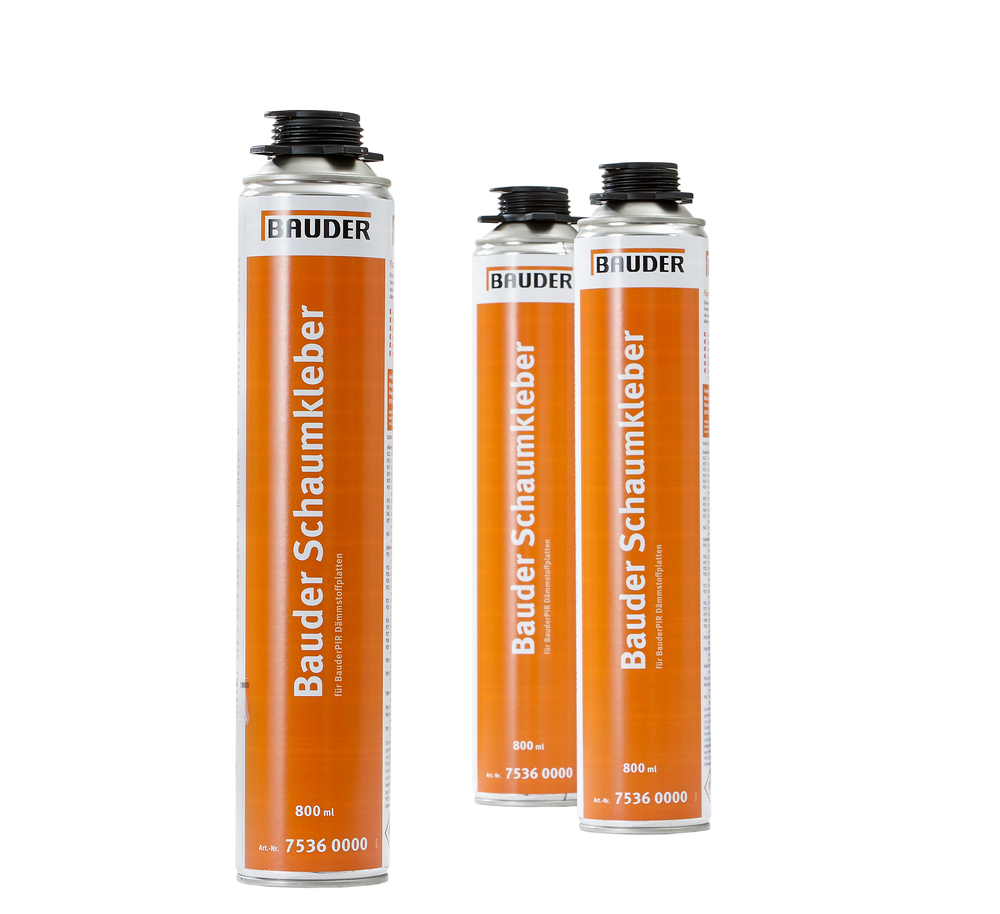Bauder Schaumkleber für PIR Dämmstoffplatten 0,8l