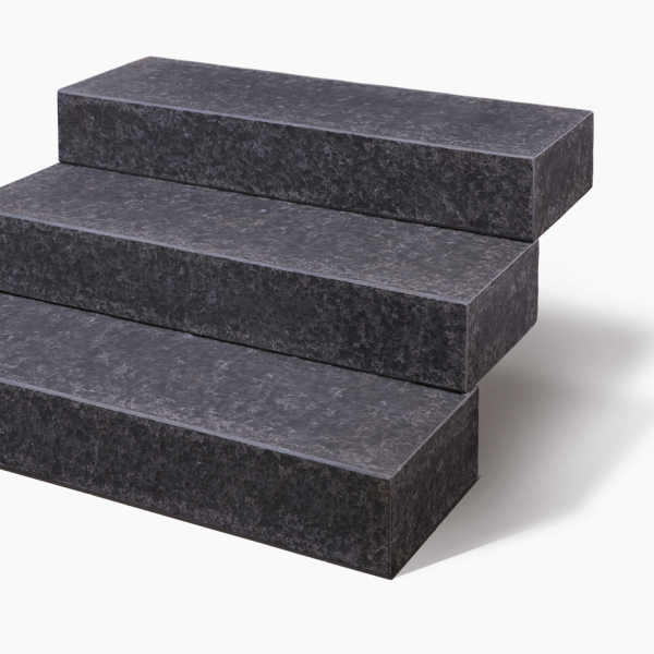 Seltra Natursteinblockstufe Sanoku Basalt Elegance anthrazit schwarz 80x35x15cm