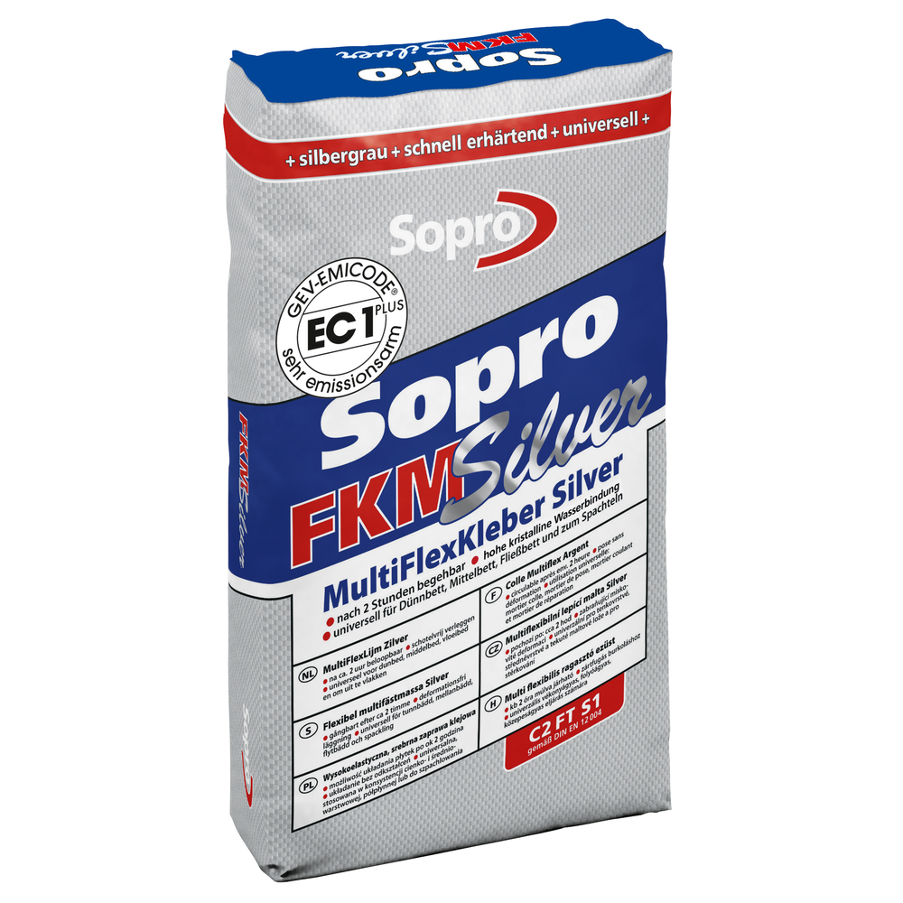 Sopro Multiflexkleber silber 25kg