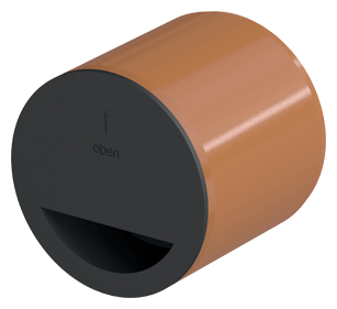 ACO Self Geruchsverschluss DN100 PP schwarz f. EK-Kurzform