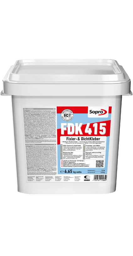 Sopro FDK415-85 2K Fixier- und Dichtkleber Kombigebinde 6.65 kg