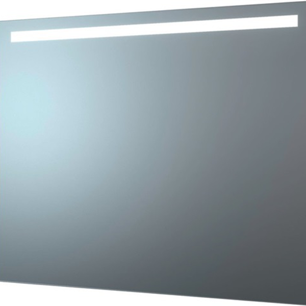 delphis LIV LED-Leuchtspiegel Standard 80x60cm 1 sat. Lich 50x2cm wa/oben