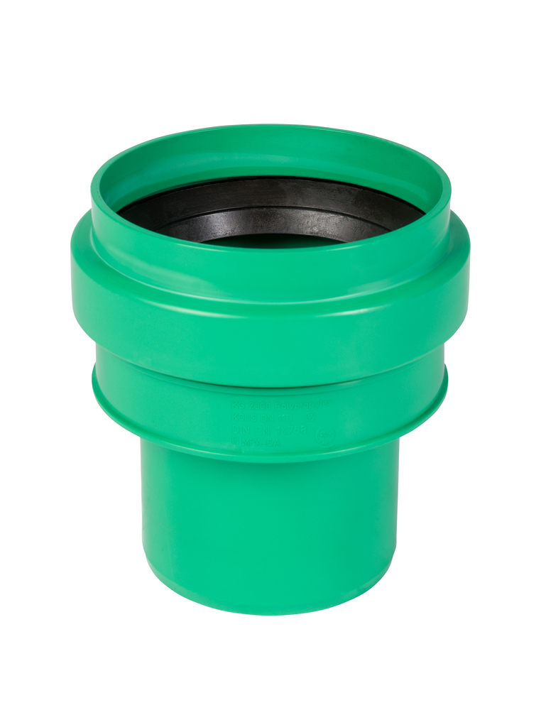 KG 2000 Anschluss an Steinzeugrohr-Spitzenden DN 110