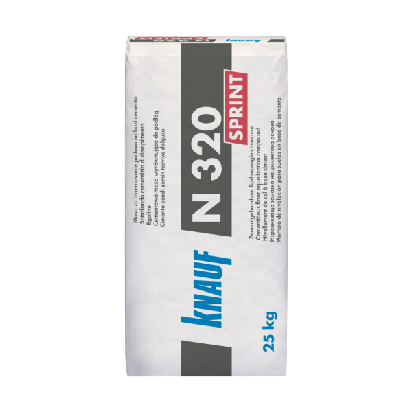 Knauf Bodenausgleichsmasse N 320 Sprint 0-20mm 25kg
