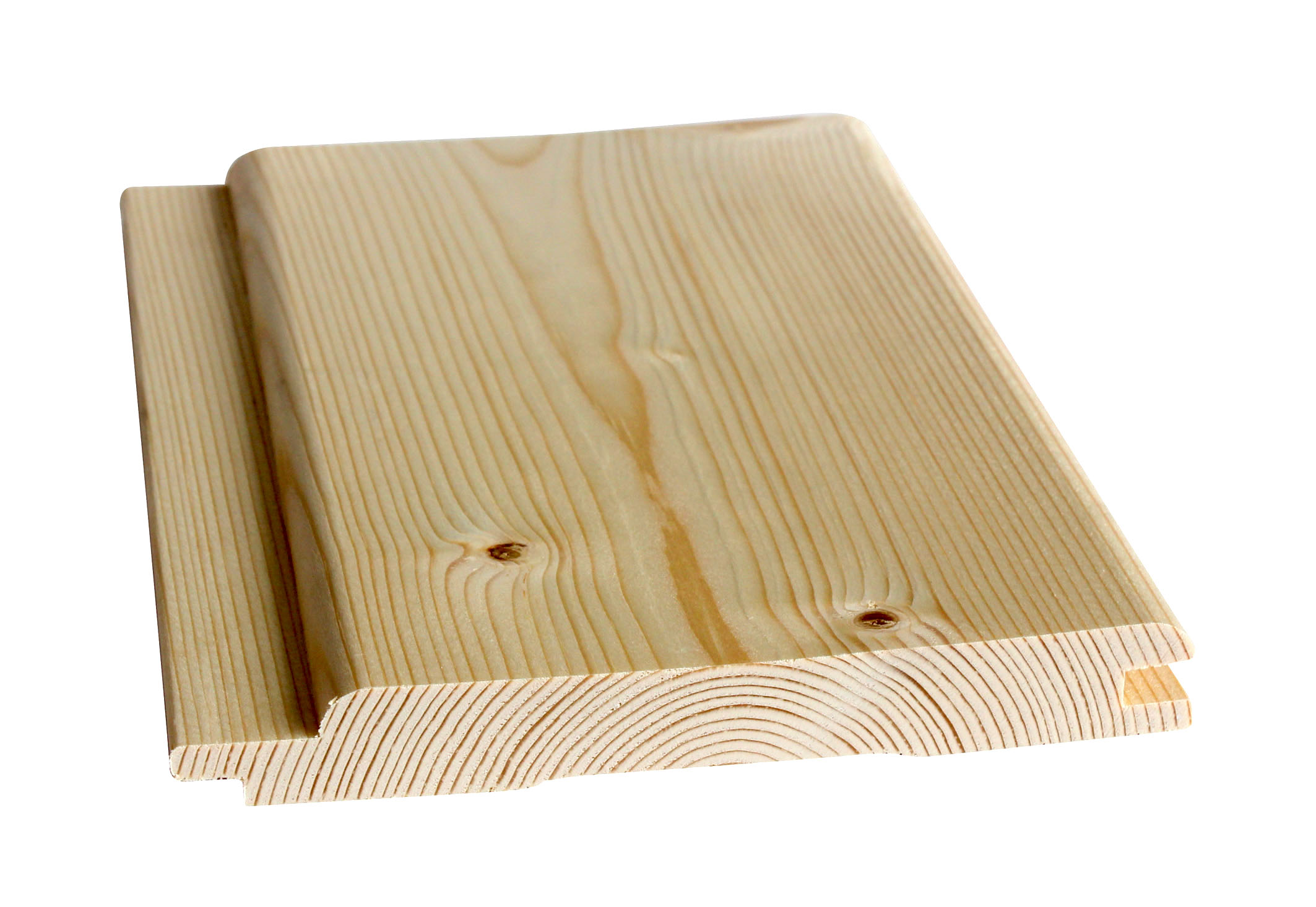 Rundprofil Nordische Fichte unbehandelt. US/SF. 19x146mm. 5.1m