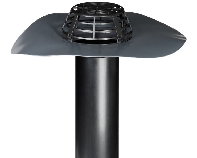 alwitra Evalon Anschlusskragen Dachablauf schiefergrau