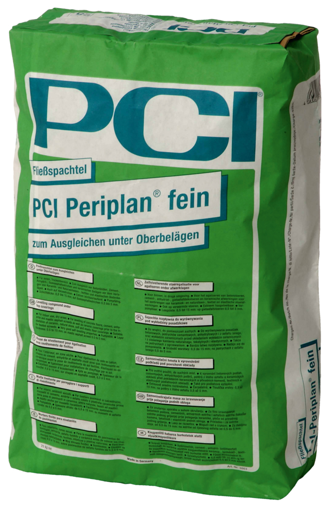 PCI Periplan Fein Fließspachtel grau 25 kg Sack 3863