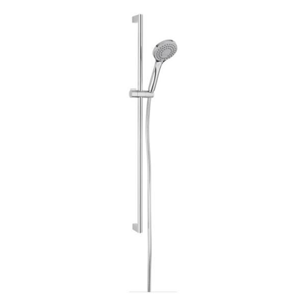 delphis living Brausestangen-Set m Handbr. 3 Funkt. Wands 600mm chr
